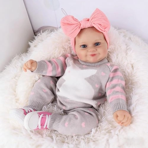 Maddie Reborn Baby Doll - 20 Inch Full body vinyl girl Ages 3+