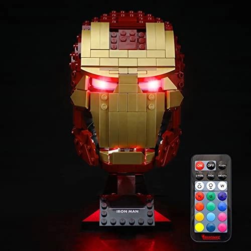 BRIKSMAX Led Lighting Kit for Iron Man Helmet