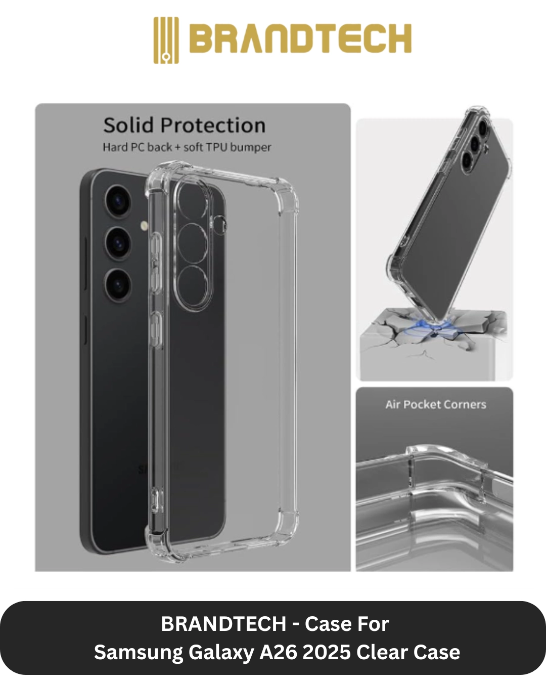 Samsung Galaxy A26 Cover + Samsung Galaxy A26 Screen Protector for Samsung Galaxy A26