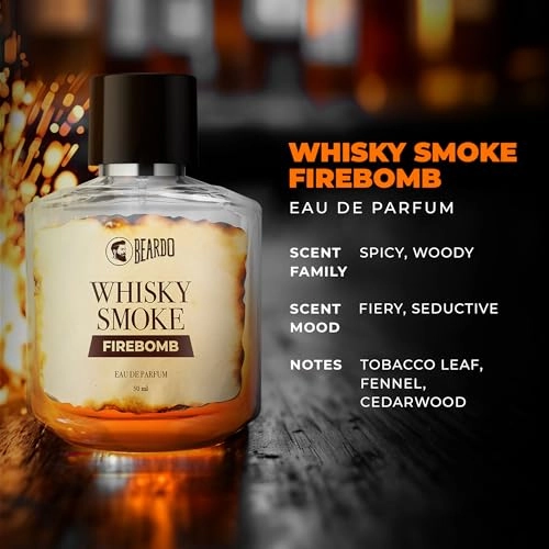Whisky Smoke Bourbon - Eau de Parfum 50ml + Whisky Smoke Firebomb - Eau de Parfum 50ml + Whisky Smoke Single Malt - Eau de Parfum 50ml + Whisky Smoke - Eau de Parfum 50ml