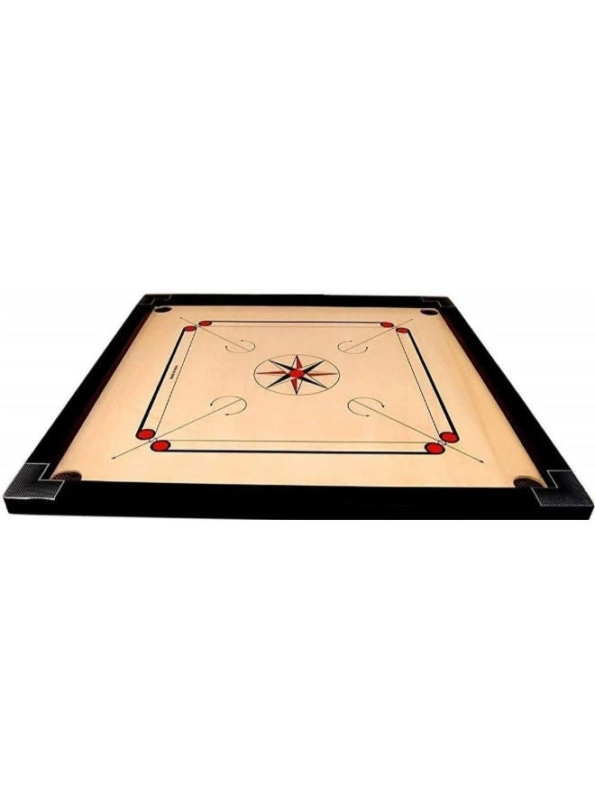 Carrom Board - Full Shiny Gloss Finish Coins Striker