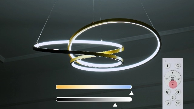 Modern LED Chandelier - 59 inches/150cm 15.7 inches/40cm