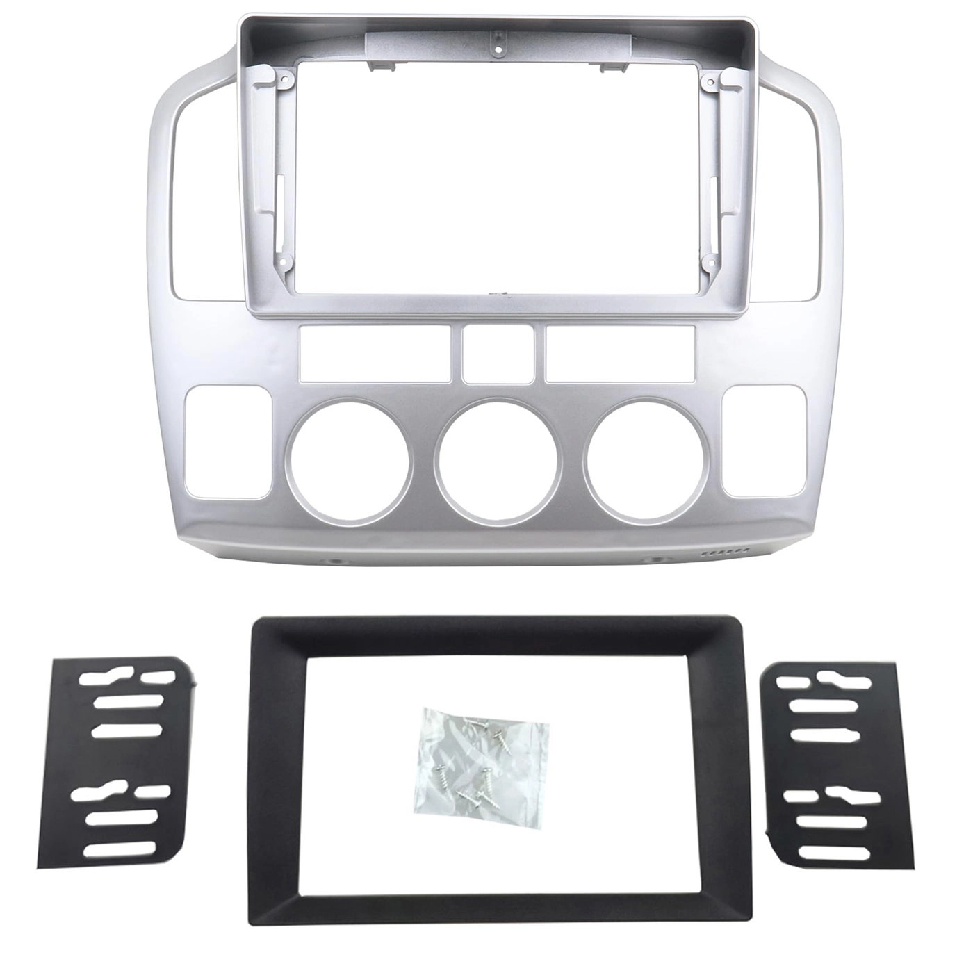 DKMUS Double Din Dash Radio Trim Kit - Suzuki Grand Vitara XL7 20012006