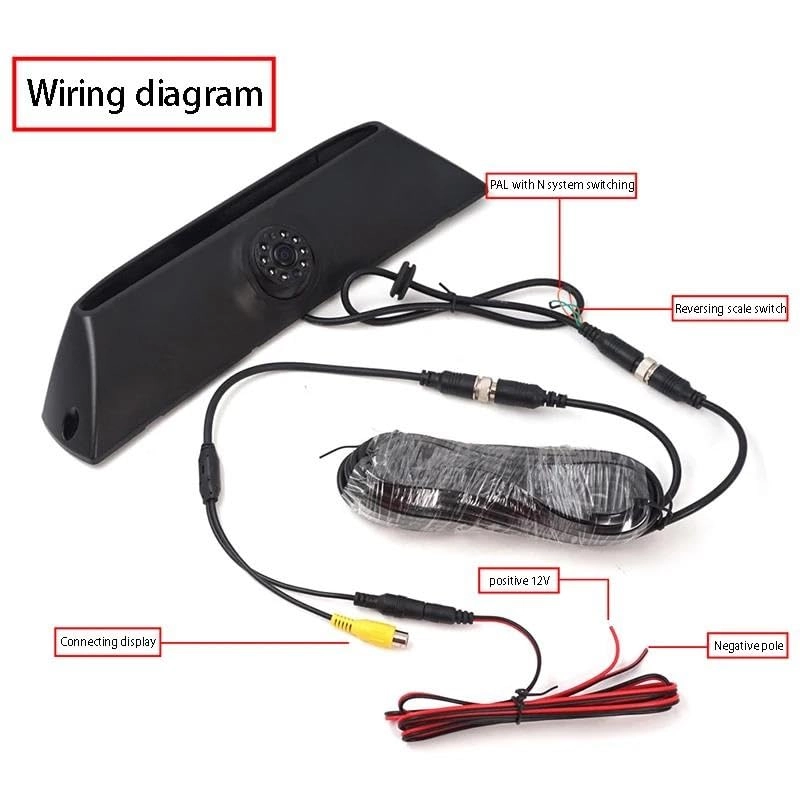 Brake Light Reverse Rear View Camera - Night vision 762(H)x504(V) pixels