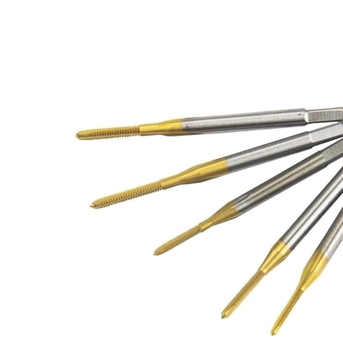 Cobalt Thread Tap Drill Bits - 5 Pieces M1-M16