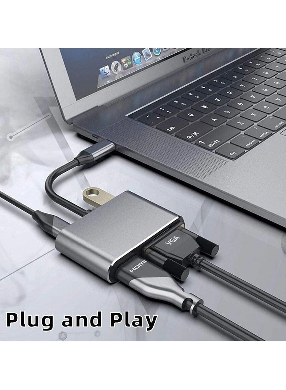 Type C Adapter Hub - USB 3.0 3840×2160@30Hz