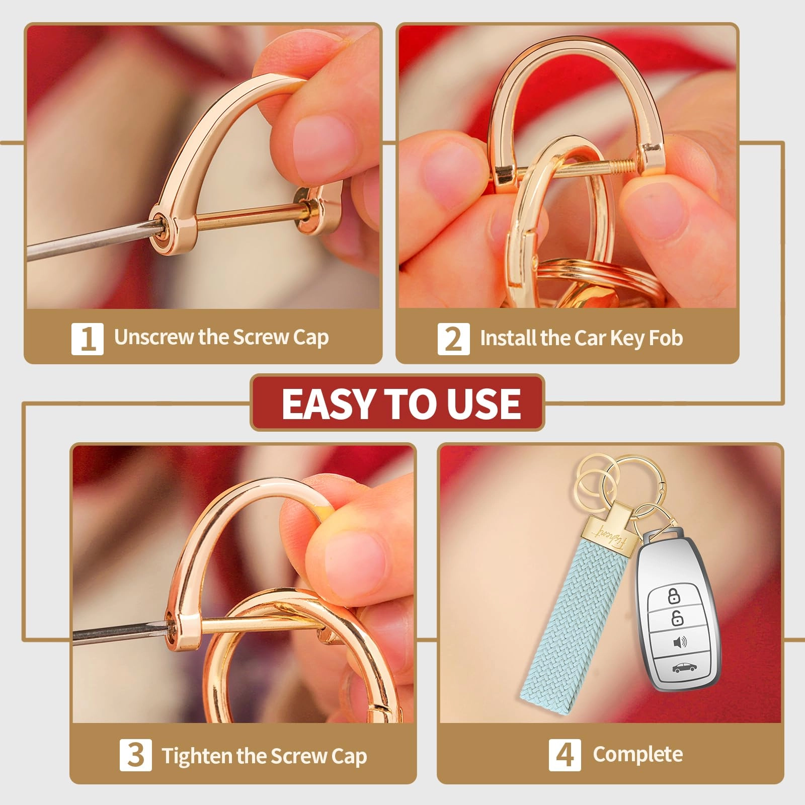 Stretchy Car Keychain - Fun