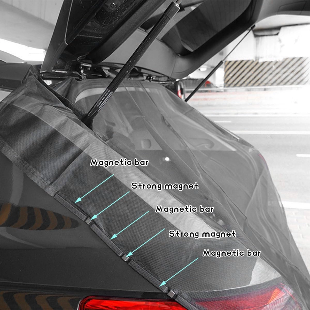 Car Tailgate Mesh Screen
