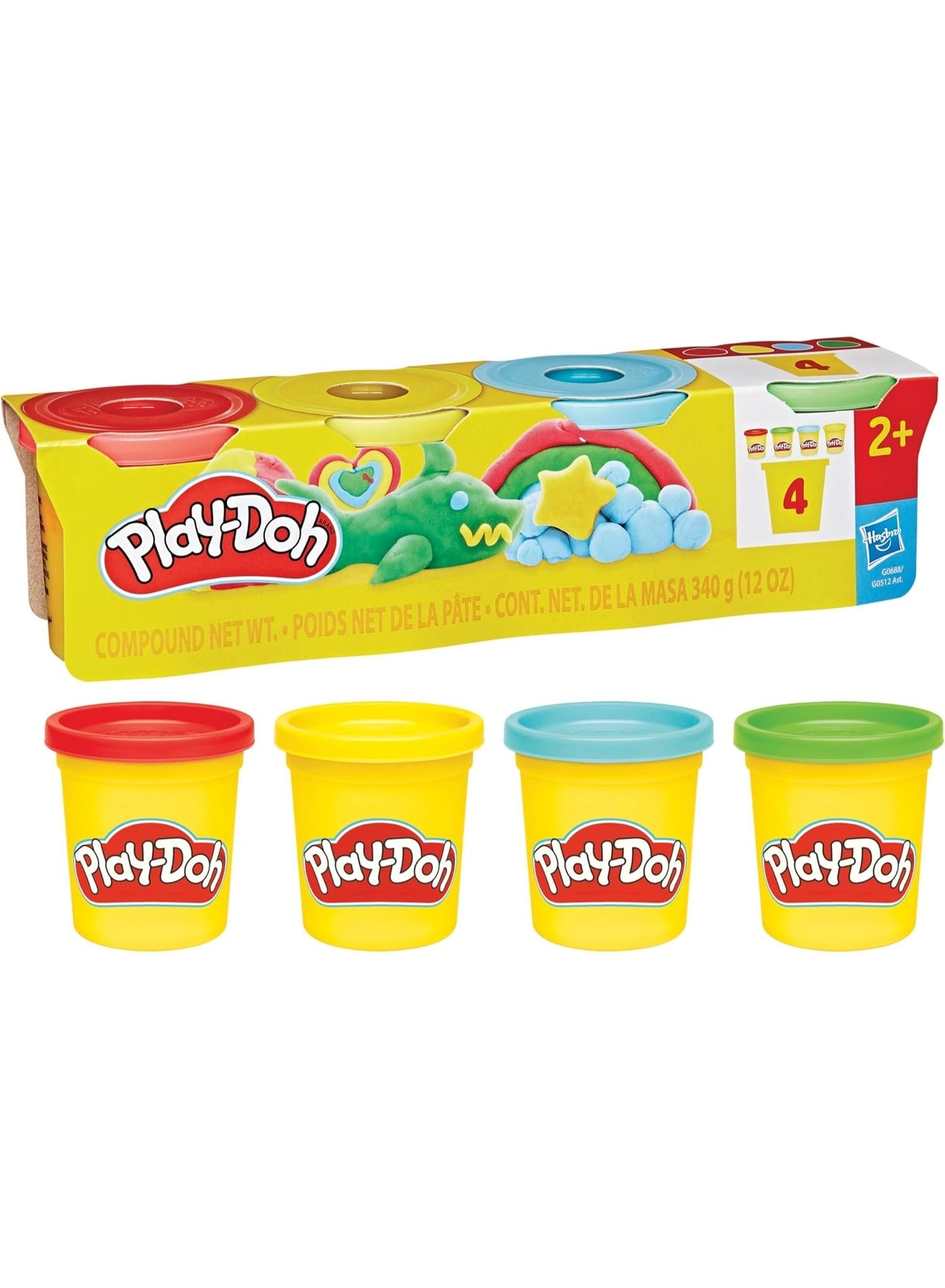 PD CLASSIC 4 PACK - Plastic 340g 4pcs.