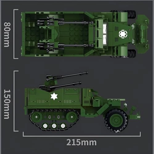 Military Tank Transporter (66080) - M16 WW2