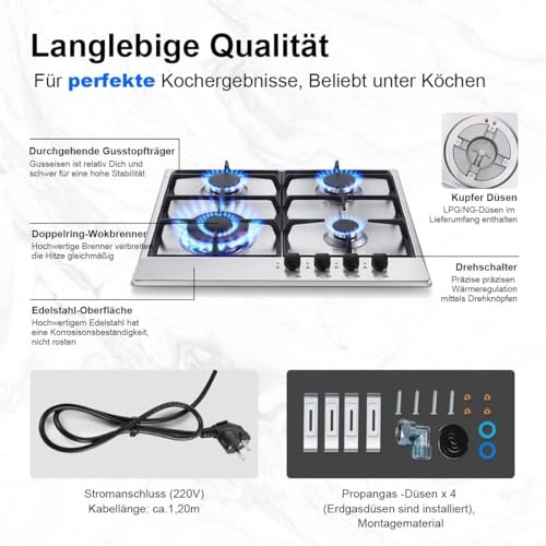 GHS604A-G2CI Gas hob