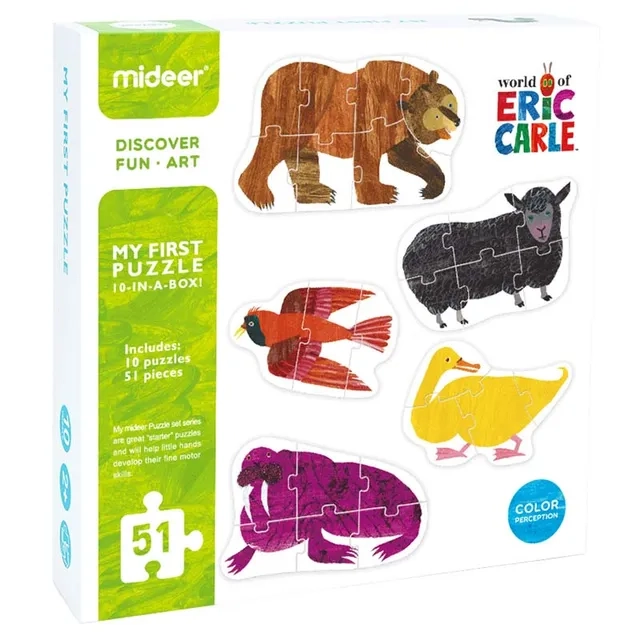 MIDEER My First 10 in 1 Puzzle (MD3080) - 51 pcs