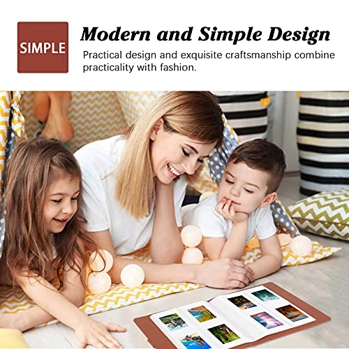 2x3" 256 Pockets PU Leather Photo Album