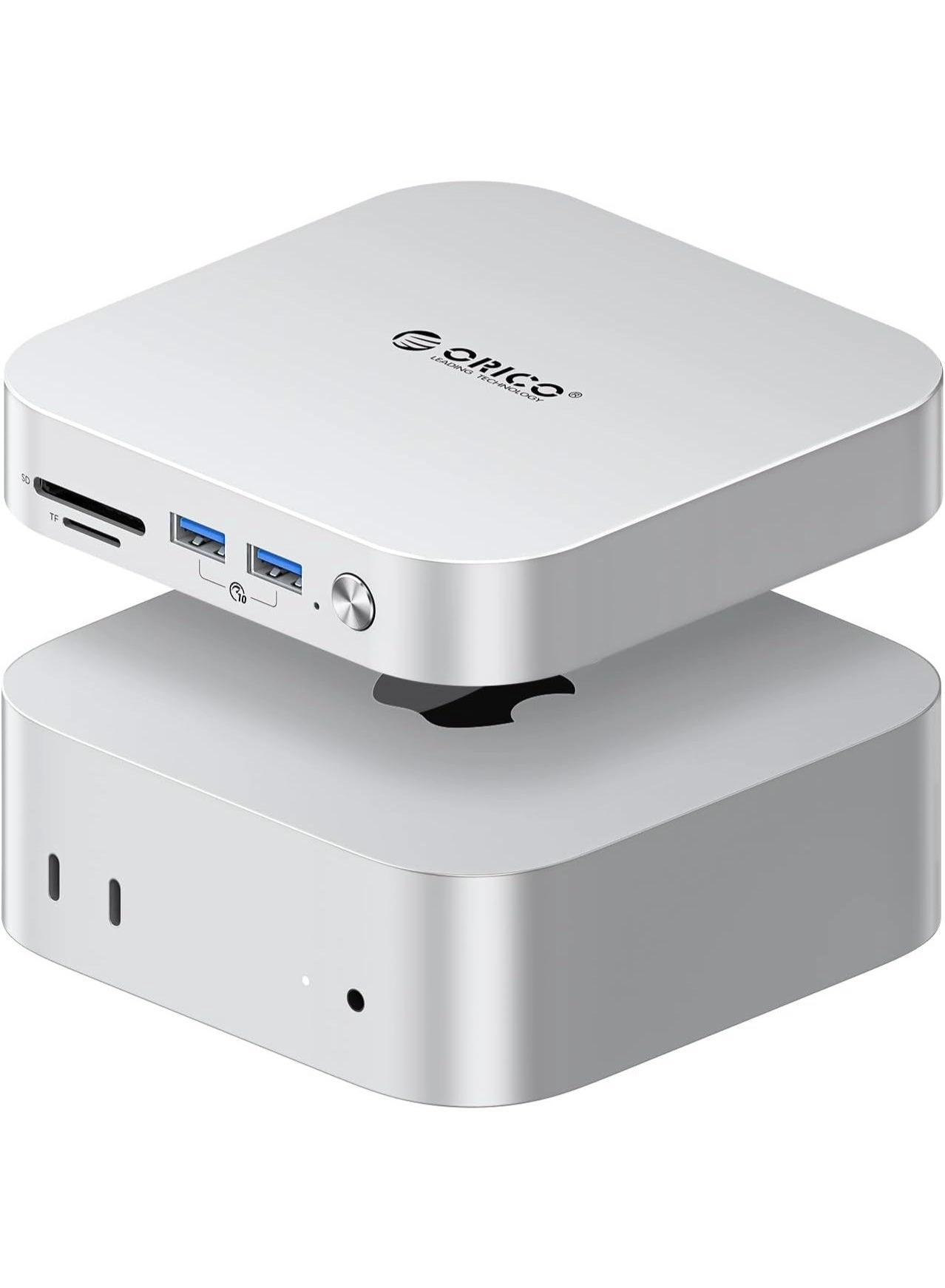 ORICO MiniLink - Mac mini M4 Aluminium USB C Hub SSD Housing for M.2 NVMe/SATA