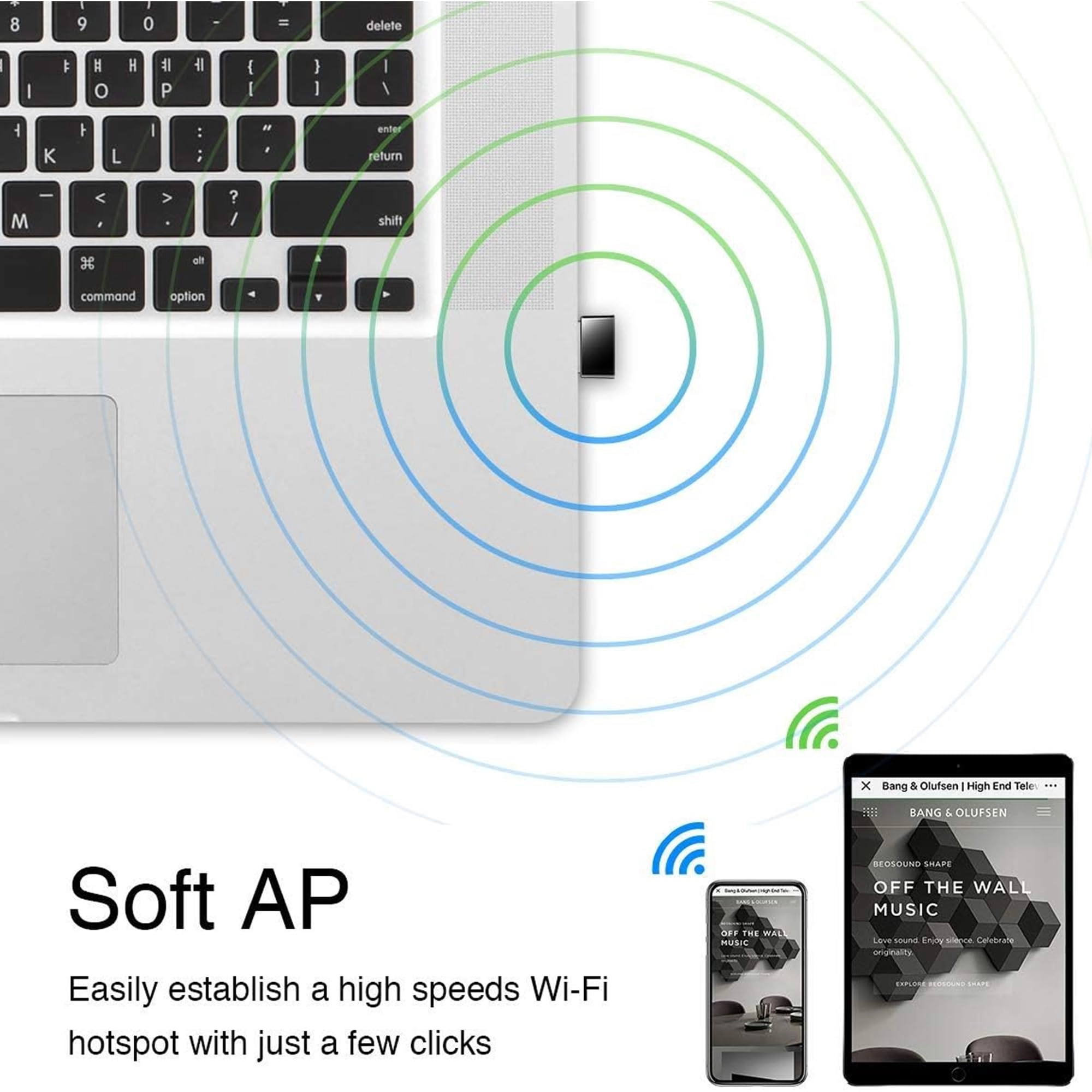 AE200M - 2.4GHz USB 2.0 Wireless