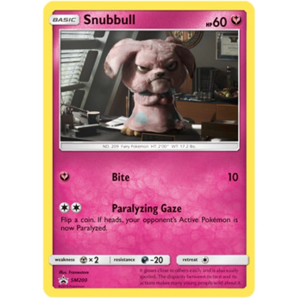 Pokémon Detective Pikachu Snubbull SM200