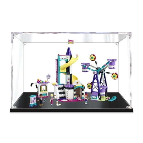 Figures Display Box for LEGO Magical Ferriis Wheel and Slide 41689 - acrylic
