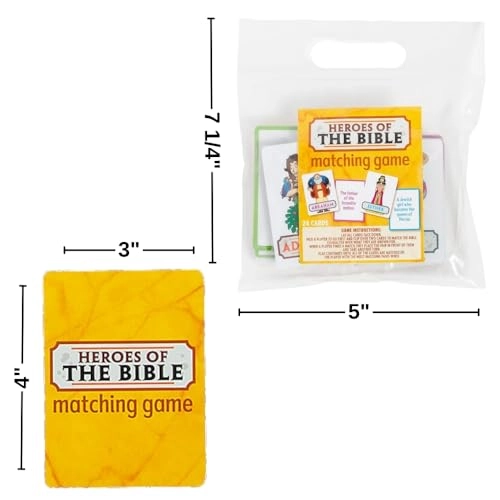 Heroes of The Bible Matching Game - 12 months and up 24 pieces
