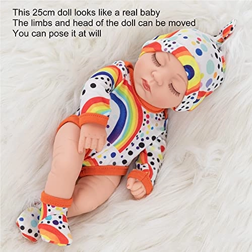 Reborn Doll - 25cm Colorful Clothes