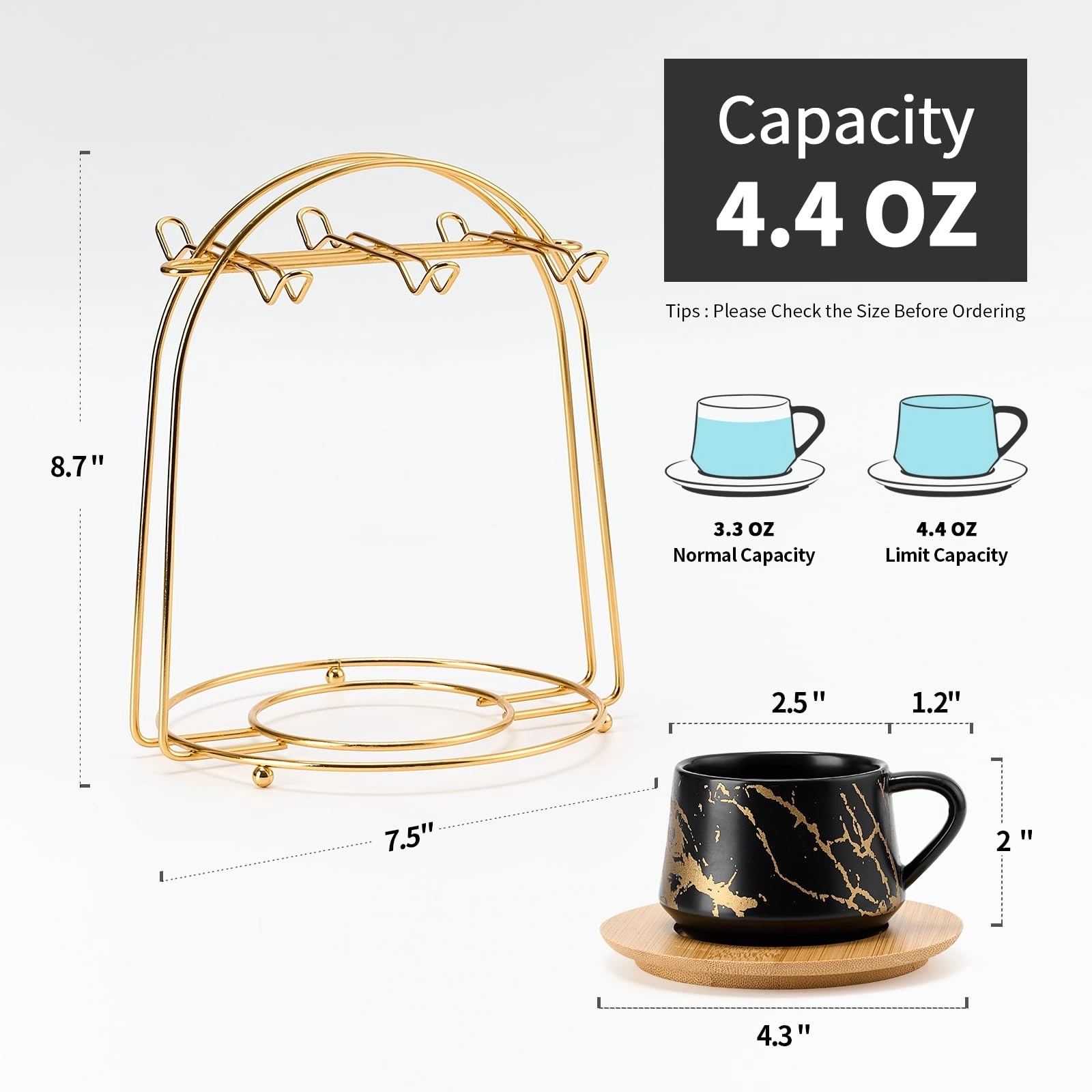 Espresso Cup - 6 pcs - 130 ml