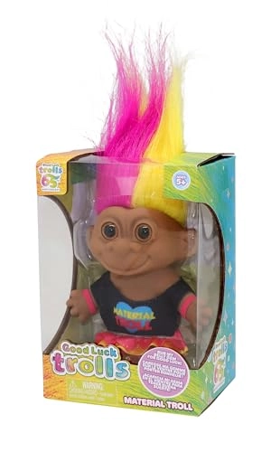 Good Luck Trolls Doll - 4" 80's Glam Fusion Rainbow