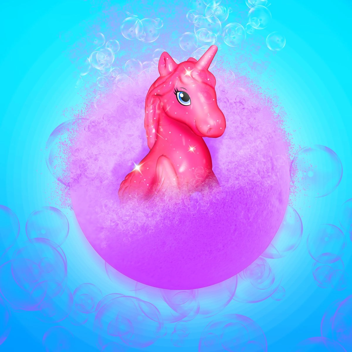 Large Unicorn Surprise Bath Bomb - 100g Unicorn Toy