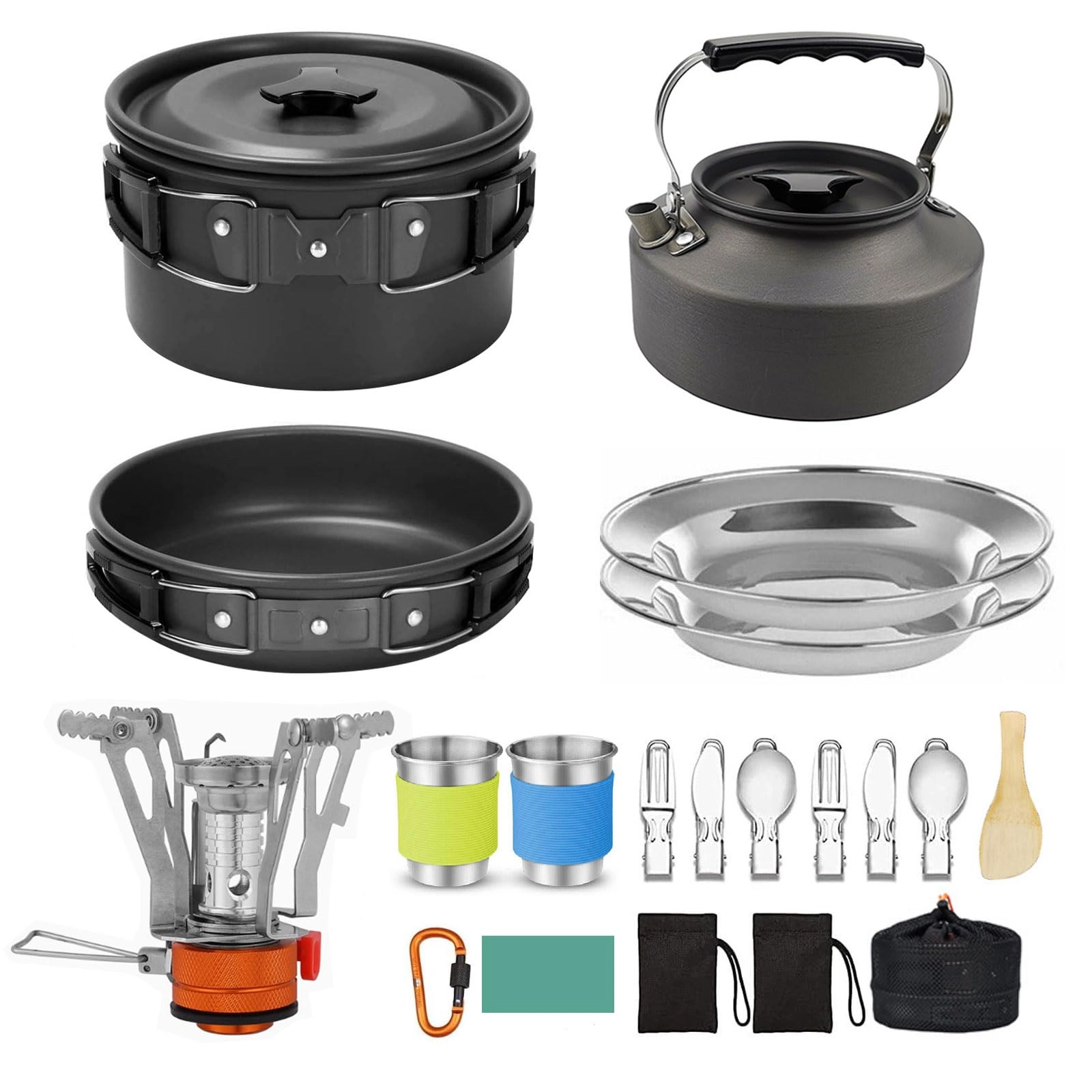 Camping Cooking Set - 17 pieces
