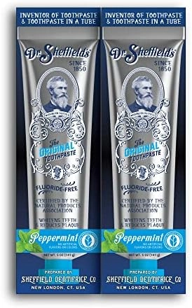 Dr. Sheffield's Certified Natural Peppermint Toothpaste