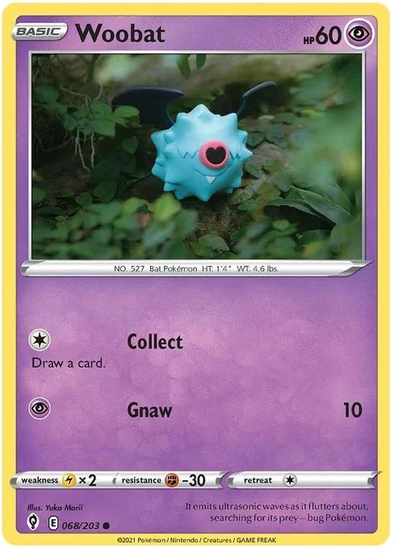 Pokémon Pokemon Woobat 068/203 - English