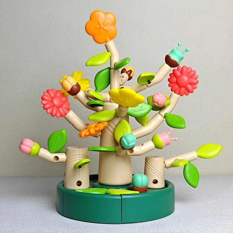 Flower Tree Building Blocks - 65pcs Garden