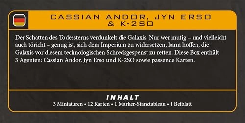 Star Wars Legion Cassian Andor Jyn Erso K2SO Unit Expansion