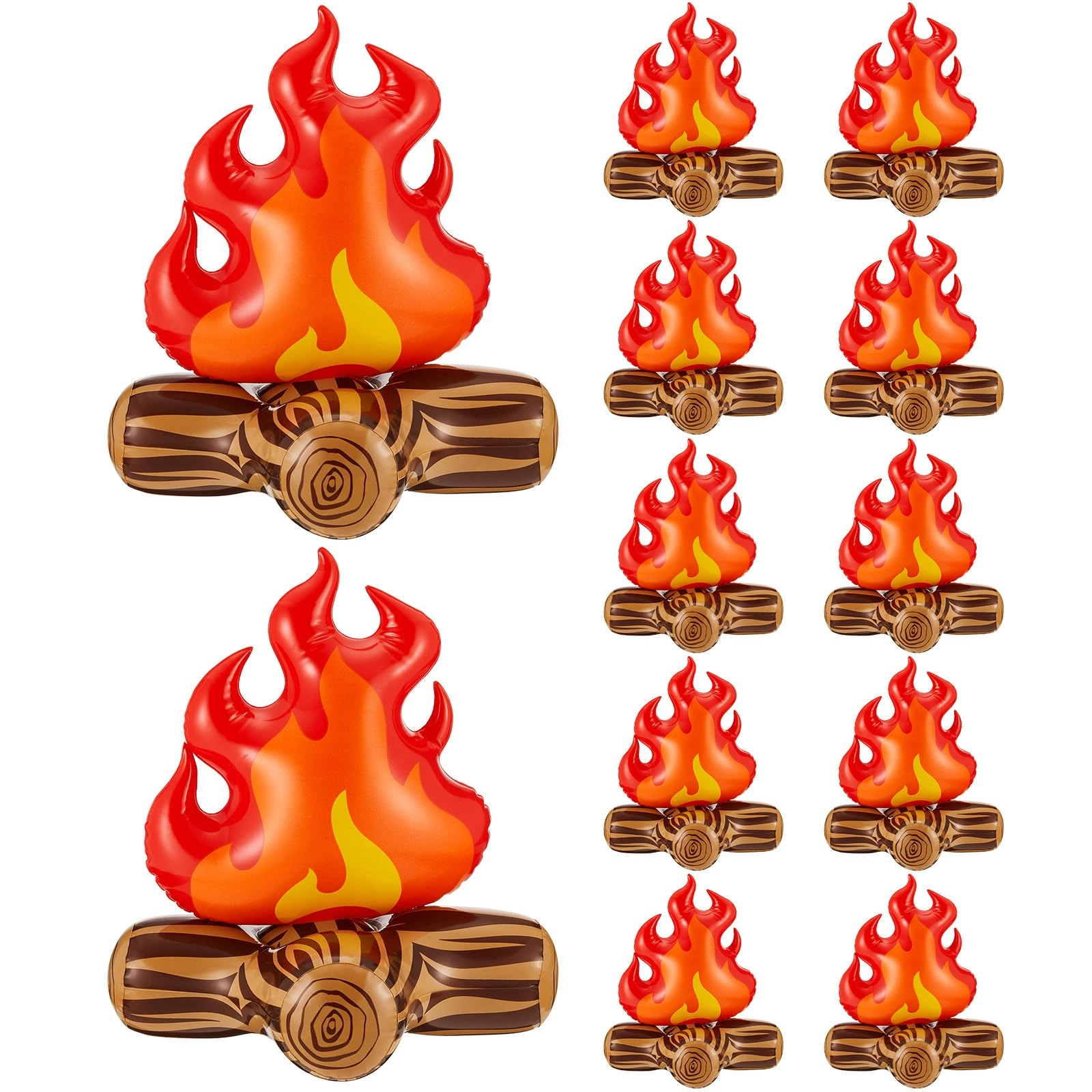 Sumind Inflatable Fake Campfire - 12 pieces General Celebration