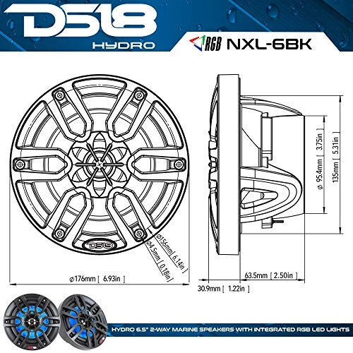 HYDRO NXL-6 - 6.5 Inches 300 Watt