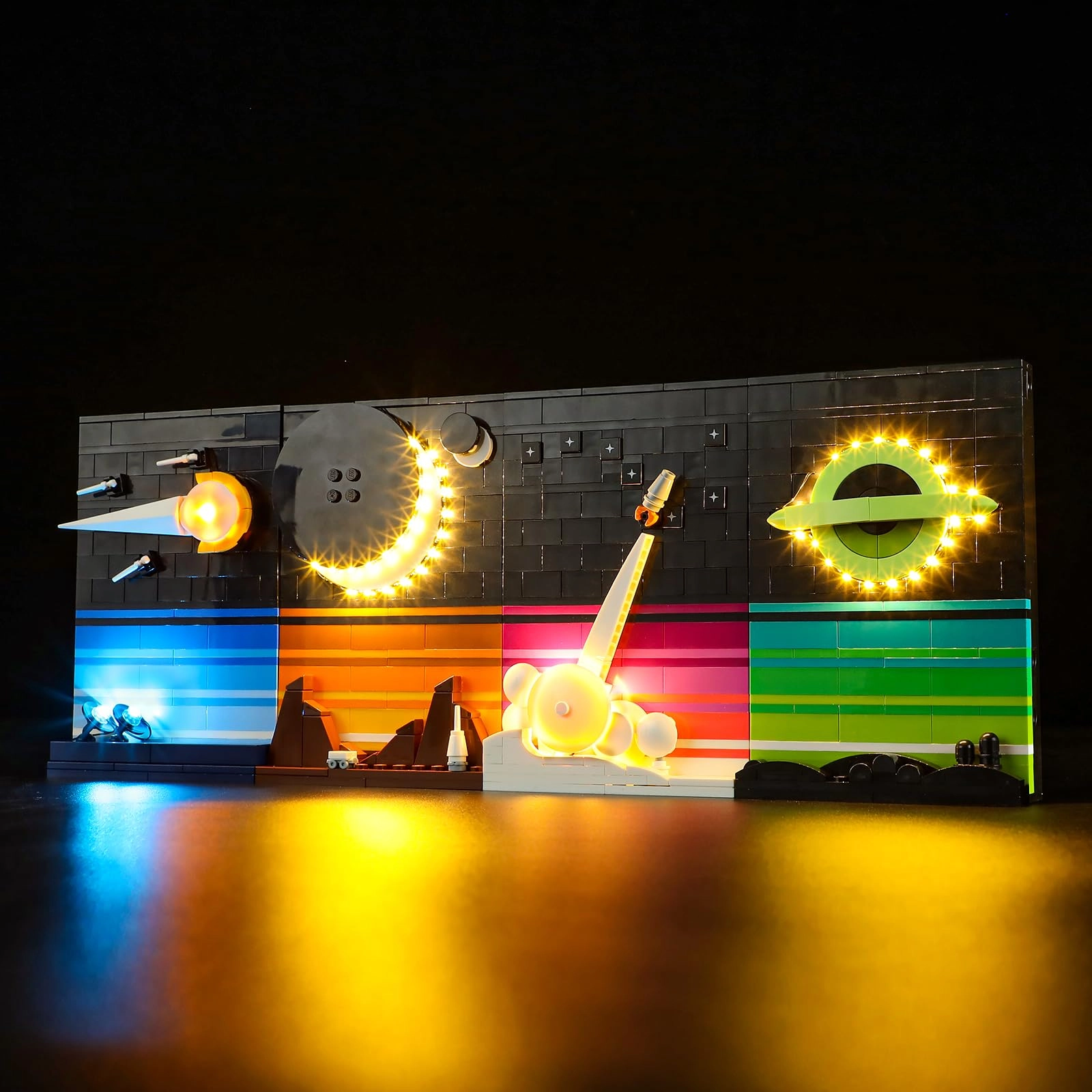 Mililier LED Light Kit for LEGO 21340 Tales of The Space Age Set - Plastic