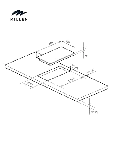 MEH 303 BL Ceramic hob