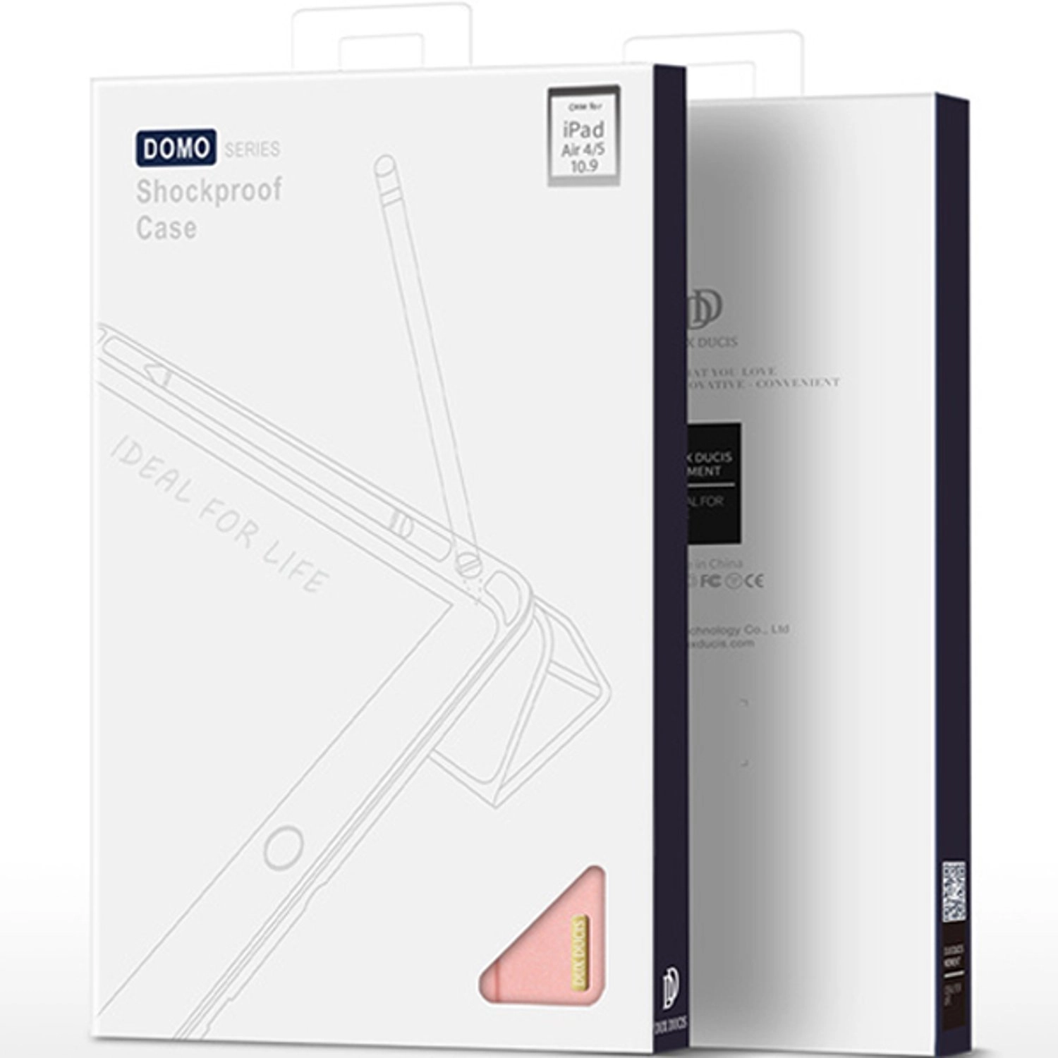 Folio Case with Pencil Holder and Wake/Sleep Function for iPad Air 4/5 10.9-inch