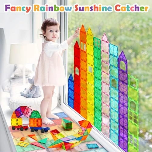 Magnetic Tiles - 3 years and up 132 pieces