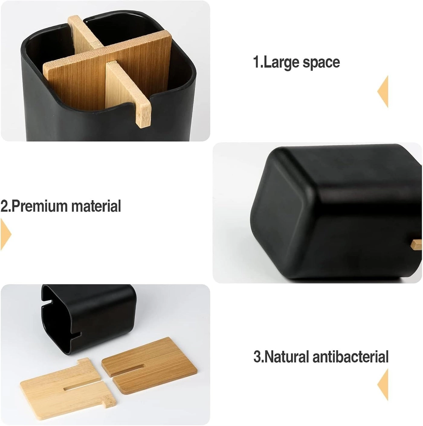 Bamboo Toothbrush Holder