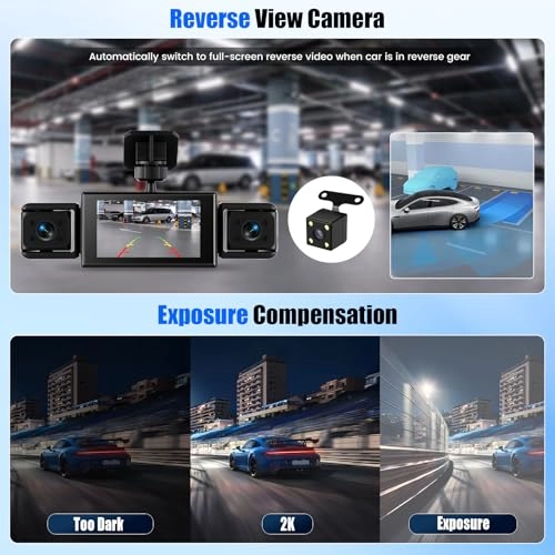 4-Channel Dash Cam - 1080P 30FPS