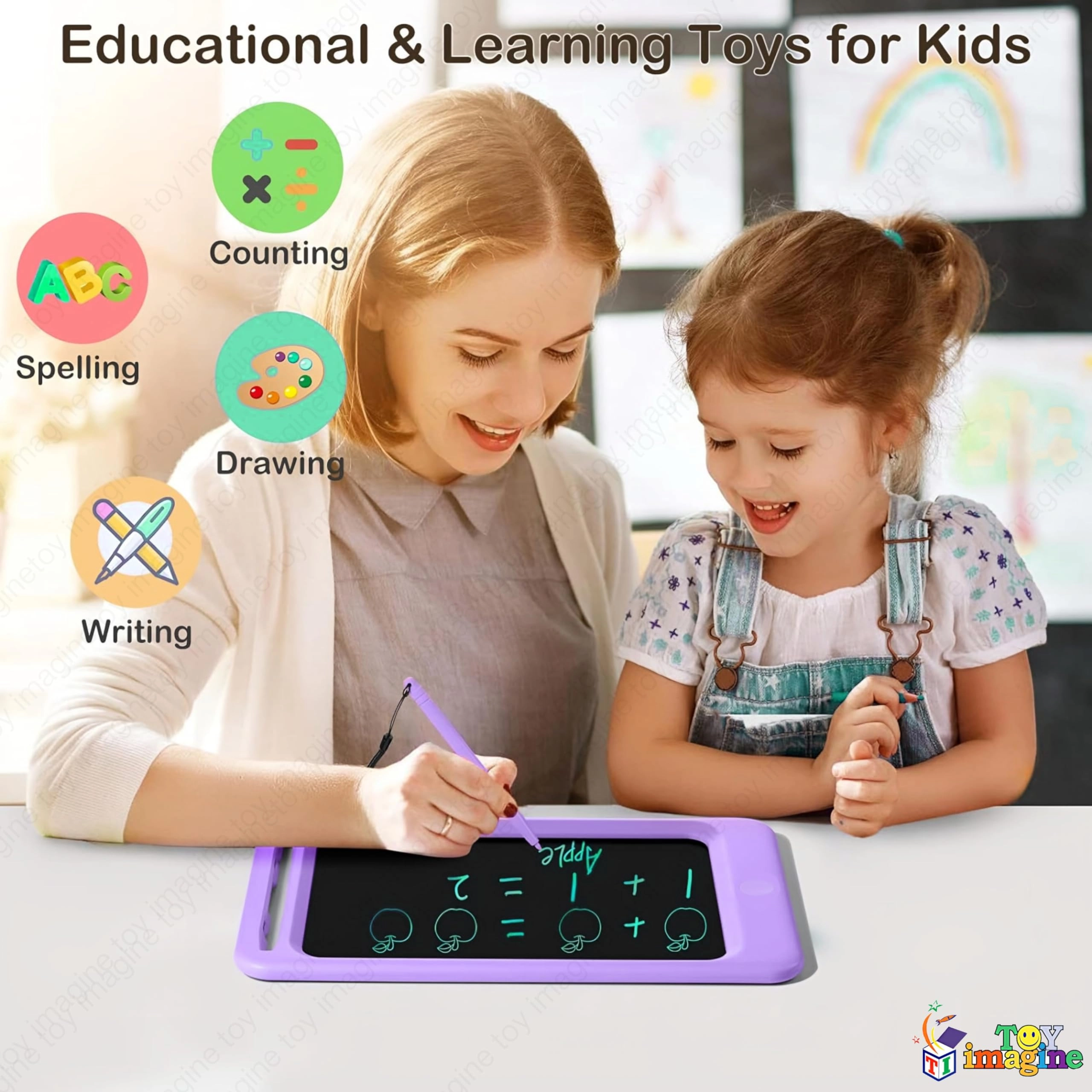 LCD Writing Tablet - 8.5" Multicolor