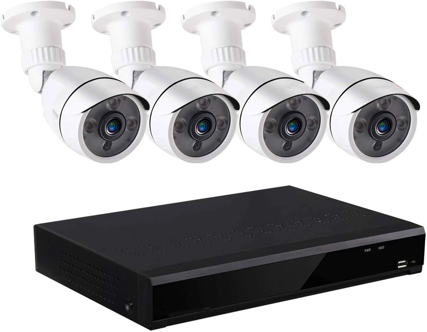 Topsa 4CH Full HD Security Camera System - 4x 1.0MP 4 1080p