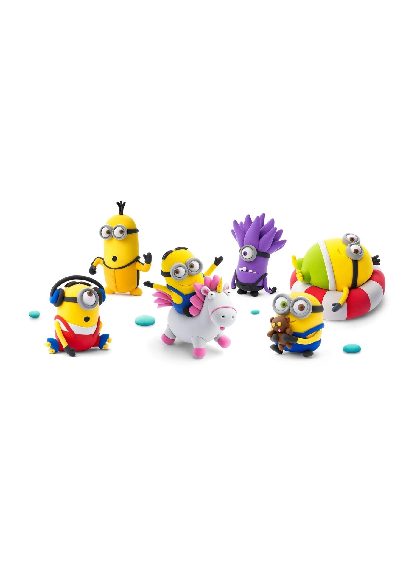 Minions Bob & Tim Colourful modelling air-dry clay - 3+ years