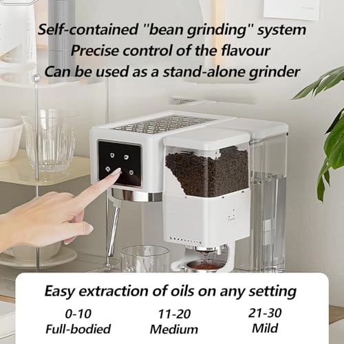 Coffee Grinder - Touch Display Milk Frother