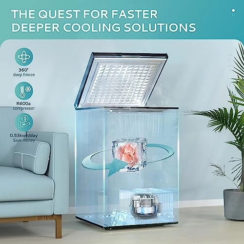 Chest Freezer - 7-Stage Thermostat Top Door