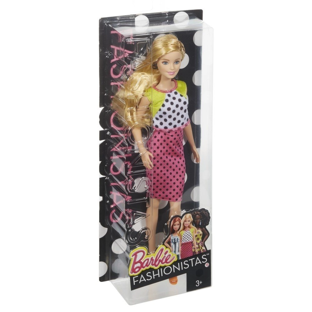 Barbie Fashionistas - Dolled Up Dots Multicolor Ages 3+
