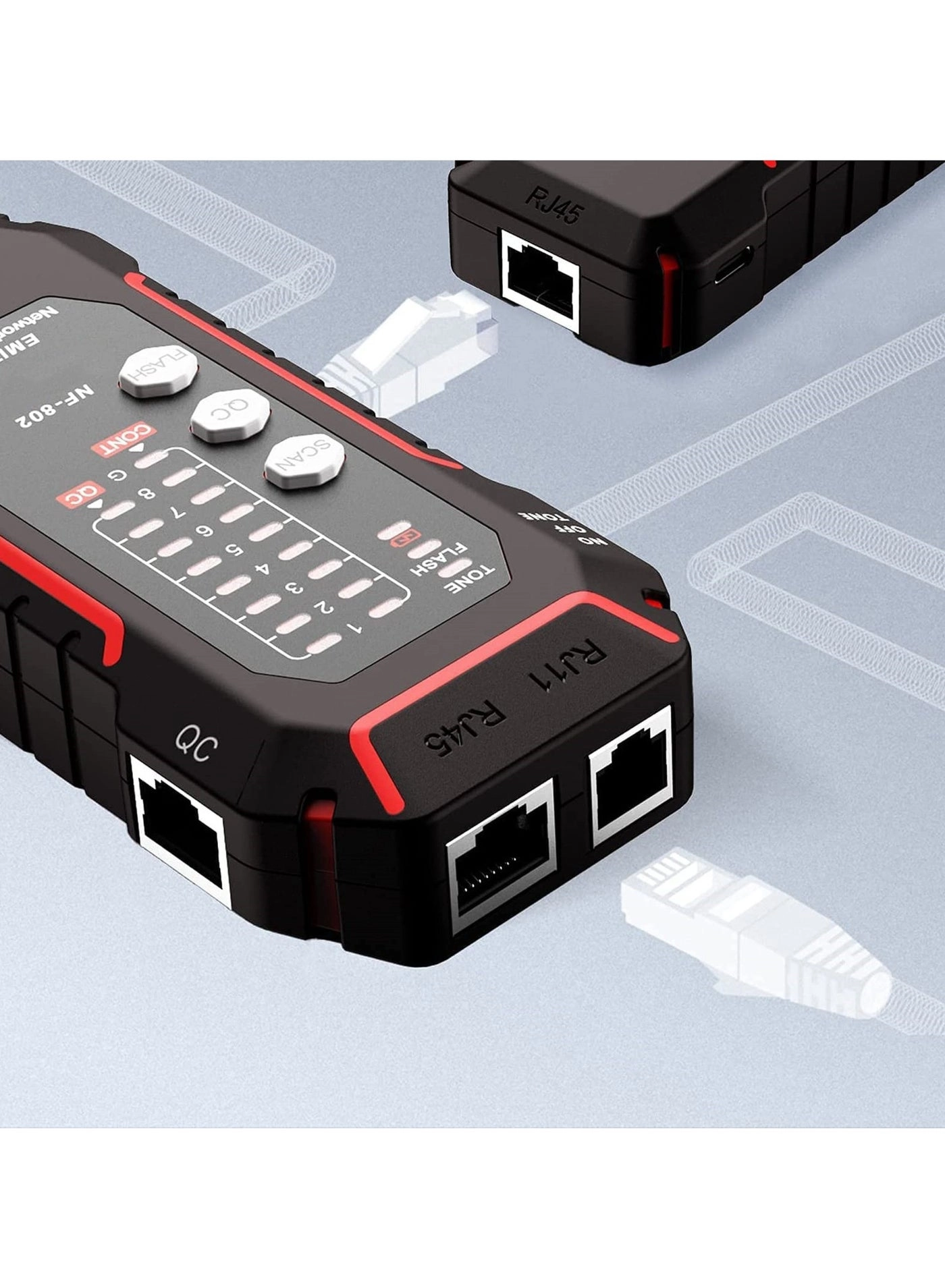 Network Cable Tester - RJ11 RJ45 Wire Tracker