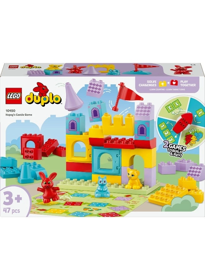 Hopsy’s Castle Game (10450) - 2-in-1 board game construction toy