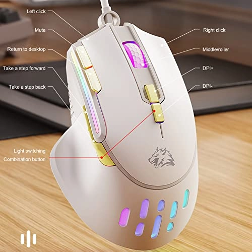 M2 RGB Wired Gaming Mouse - USB