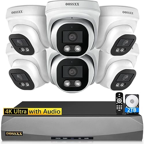 Outdoor Home Security Camera System 4K