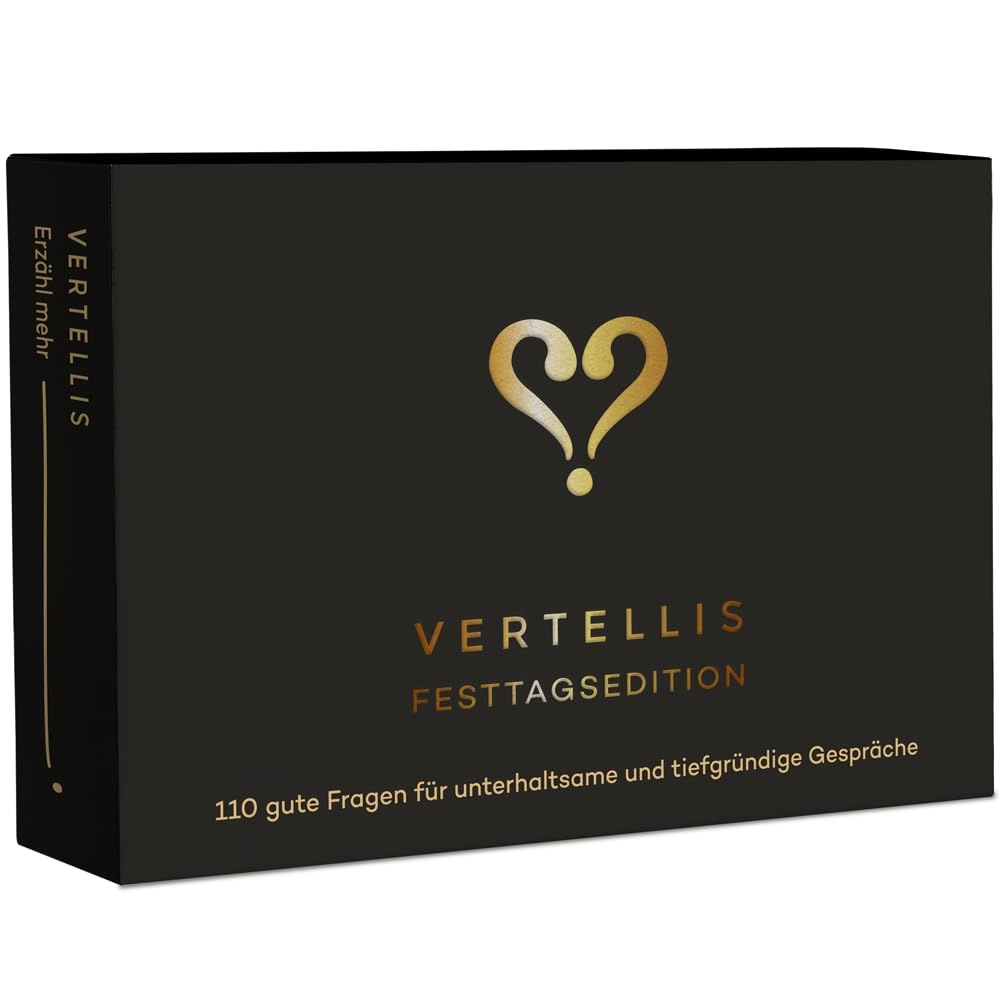 Vertellis Holiday Edition - 110 Meaningful Questions Conscious Offline Time (German)